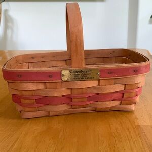 Longaberger 1990 Gingerbread Basket Vintage